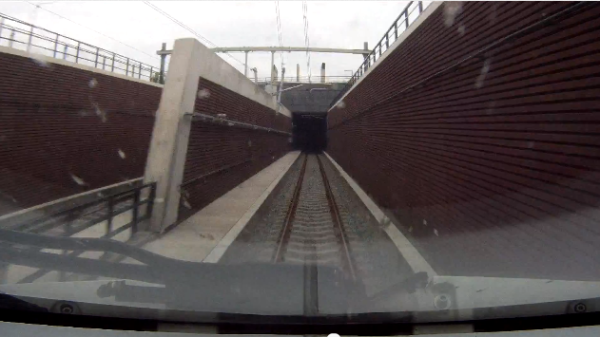 Tunnel onder het Veluwemeer